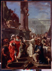 Das Opfer der Polyxena, von Giambattista Pittoni