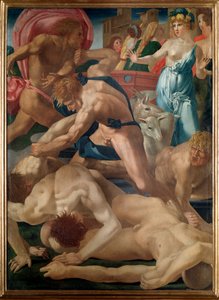 Moses verteidigt die Töchter Jethros