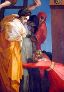 Die Kreuzabnahme, 1521 (Detail) von Giovanni Battista Rosso Fiorentino