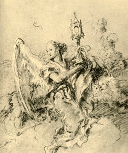 Engel mit Monstranz, 1767-1769, 1928