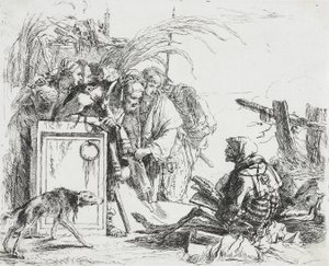 Der Tod gewährt Audienz von Giovanni Battista Tiepolo