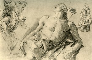 Detailstudie für die Hyazinthe in Bückeburg, um 1752, 1928