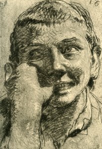 Kopf eines lachenden Jungen, Mitte des 18. Jahrhunderts, 1928 von Giovanni Battista Tiepolo