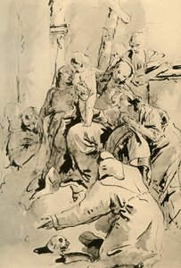 Madonna mit Heiligen, Mitte 18. Jahrhundert, 1928
