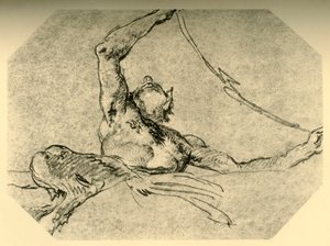 Satyr, der ein Feston hält, um 1761, 1928