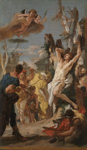 Studie für "Das Martyrium des heiligen Sebastian" (für das Augustinerkloster in Diessen, Deutschland)
