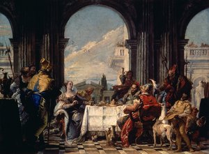Das Bankett von Antonius und Kleopatra, ca. 1744