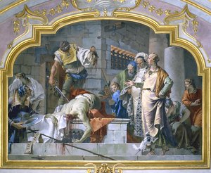 Die Enthauptung von Johannes dem Täufer von Giovanni Battista Tiepolo