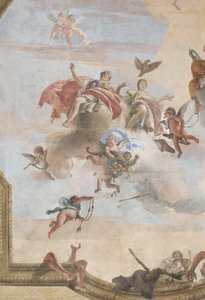 Der Fall der Dämonen, Geschichten von Scipio, Detail, 1731 (Detail)