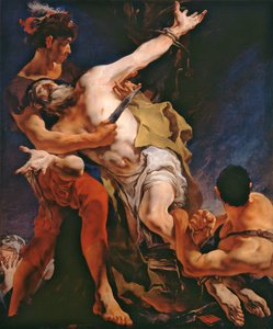 Das Martyrium des Heiligen Bartholomäus, 1722