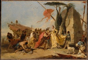 Das Treffen von Antonius und Kleopatra von Giovanni Battista Tiepolo
