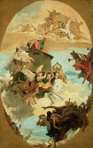Das Wunder des Heiligen Hauses von Loreto von Giovanni Battista Tiepolo