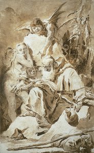 Die Versuchung des heiligen Antonius von Giovanni Battista Tiepolo