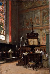 Im Chor der Kirche von Giovanni Battista Torriglia
