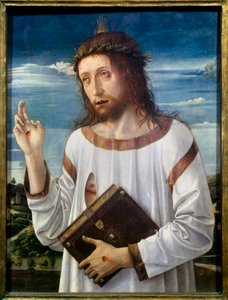Christus segnet von Giovanni Bellini