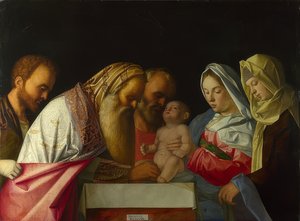 Die Beschneidung Jesu. Um 1500