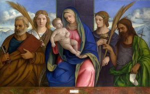 Madonna mit Kind und Heiligen