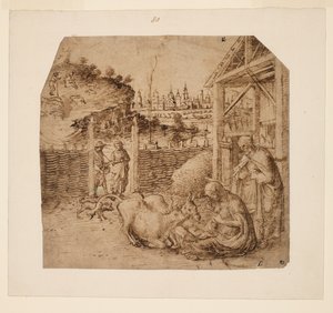 Geburt Christi, um 1480 von Giovanni Bellini