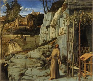 Der heilige Franziskus in der Wüste