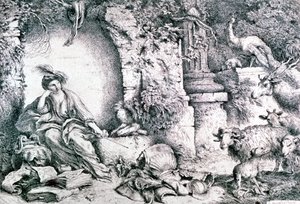 Circe verwandelt die Männer des Odysseus, ca. 1650