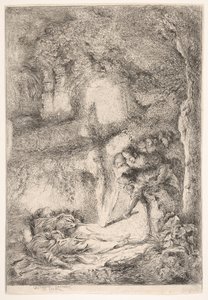 Auffindung der Leichen der Heiligen Peter und Paul von Giovanni Benedetto Castiglione