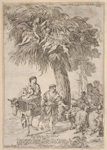 Die Heilige Familie auf der Flucht nach Ägypten, ca. 1647