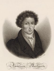 Porträt des Komponisten Francesco Morlacchi 1784-1841, 1829 von Giovanni Bernardoni