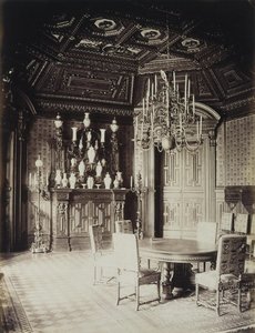 Der Stroganov-Palast in Sankt Petersburg. Das Speisezimmer, 1860er Jahre von Giovanni Bianchi