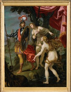 Carlo auf dem Weg, Rinaldo zu retten von Giovanni Biliverti