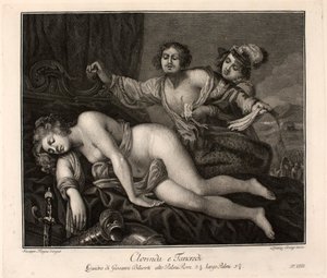 Die Klage des Tancredi über Clorindas Körper von Giovanni Biliverti