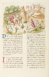 Dekameron, Die römische Landschaft; Agnolella flieht vor den Räubern, Fünfter Tag, Novelle 3 von Giovanni Boccaccio