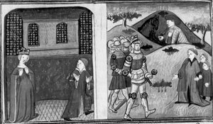 Dekameron, Die Frau des Königs von Frankreich beschuldigt den Grafen von Anvers; der Graf versöhnt sich mit dem König. Zweiter Tag, Novelle 8. von Giovanni Boccaccio