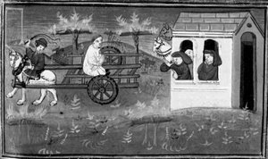Dekameron, Theodor wird zum Hinrichtungsort geführt. Fünfter Tag, Novelle 7. von Giovanni Boccaccio