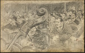 Publikum in einem Pariser Theater II von Giovanni Boldini