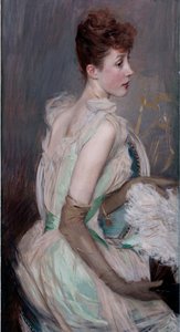 Porträt der Gräfin de Leusse, geborene Suzanne Berthier (1868-1936) von Giovanni Boldini
