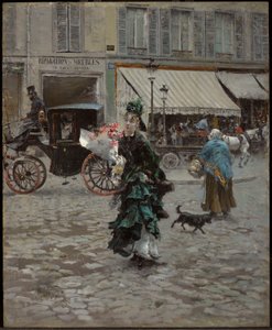 Straßenüberquerung von Giovanni Boldini