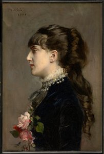 Madame Céline Leclanché von Giovanni Boldini