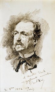 Porträt von Emanuele Muzio von Giovanni Boldini