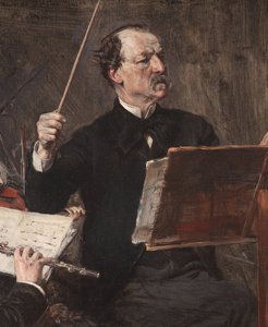 Porträt von Emanuele Muzio, italienischer Komponist und Dirigent von Giovanni Boldini