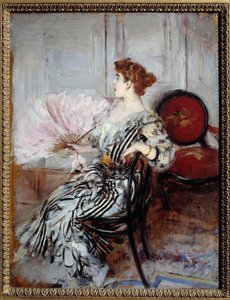 Porträt von Madame Torri, Tänzerin an der Oper von Giovanni Boldini