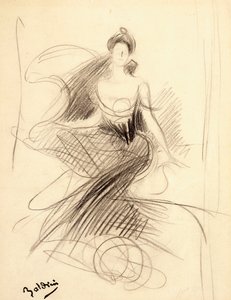 Porträt von Madame X von Giovanni Boldini