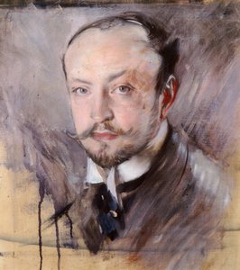 Selbstporträt, Vorderansicht von Giovanni Boldini