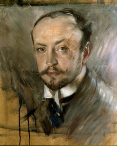 Studie für Selbstporträt in Montorsoli von Giovanni Boldini