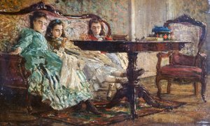Die Laskaraki-Schwestern von Giovanni Boldini von Giovanni Boldini