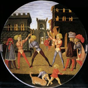 Spiel namens Civettino (Detail)