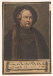 Porträt des Künstlers Rembrandt Harmensz. van Rijn