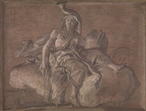 Afrika von Giovanni Domenico Tiepolo