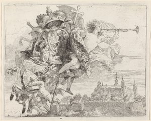 Wappen von Karl Philip von Greiffenklau, Fürstbischof von Würzburg von Giovanni Domenico Tiepolo