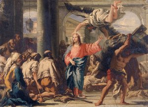 Christus am Teich Bethesda von Giovanni Domenico Tiepolo