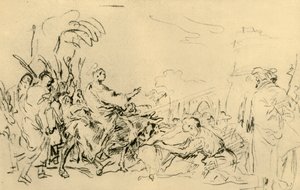 Einzug Christi in Jerusalem, um 1759, 1928